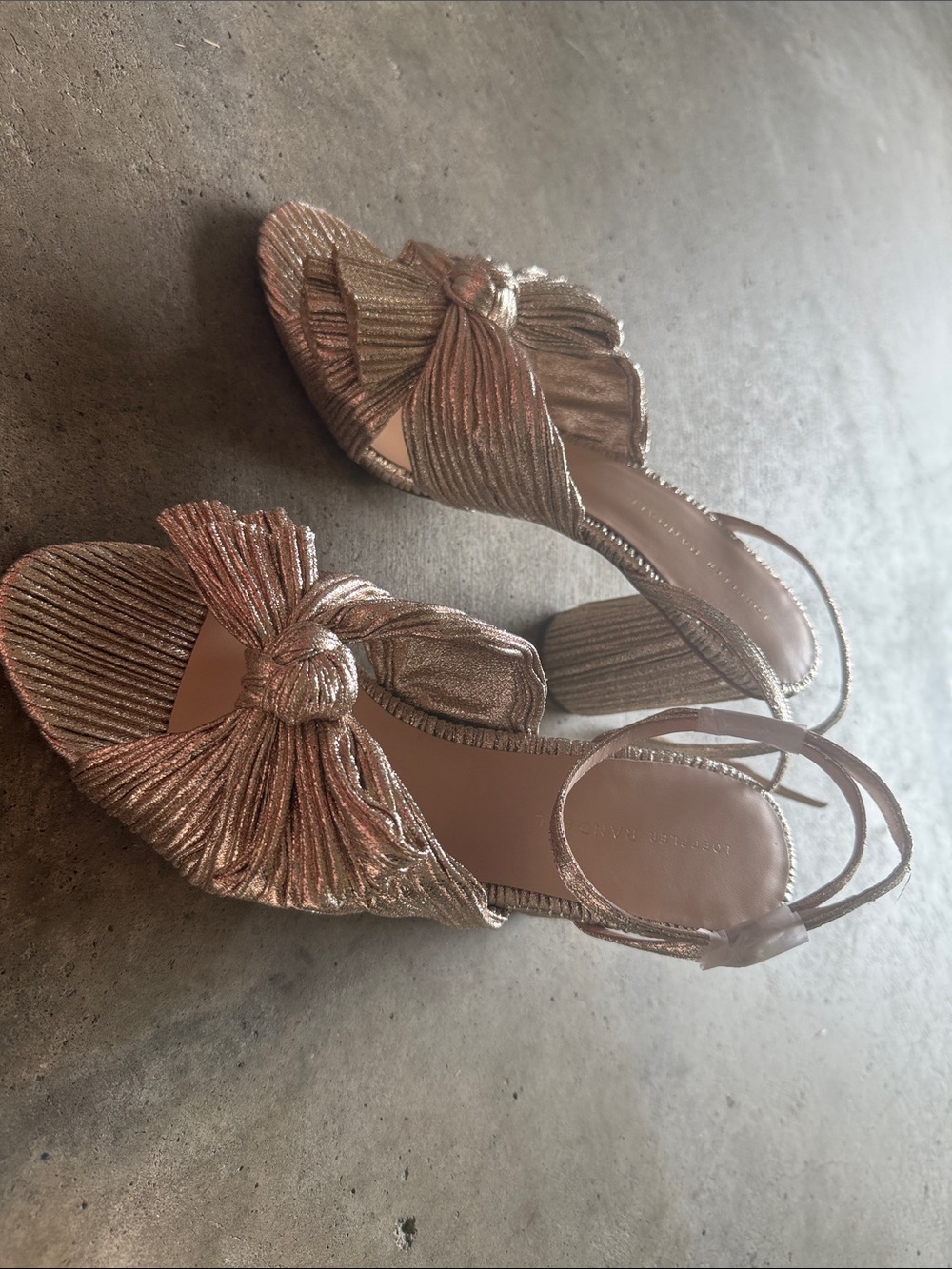 Loeffler Randall Camellia-Pla Champagne Women Heels
